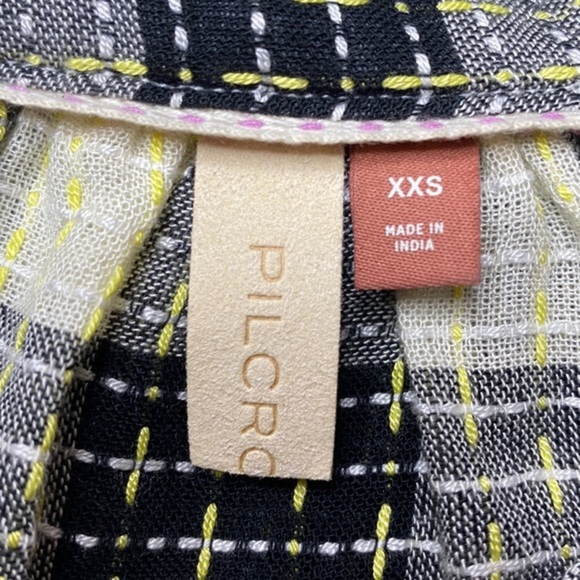 Anthropologie Pilcro Breezy Plaid Button down Size XXS - Picture 4 of 10